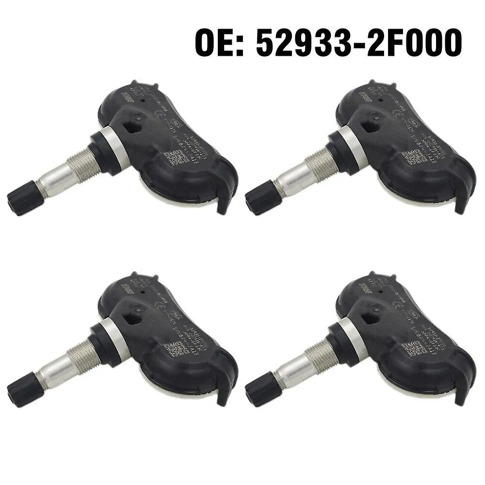 4 Pcs Car Tire Pressure Monitor Sensor Tpms 52933-2f000 For For Hyundai Accent Equus Genesis Sonata Tucson 2009 2010 2011 2012