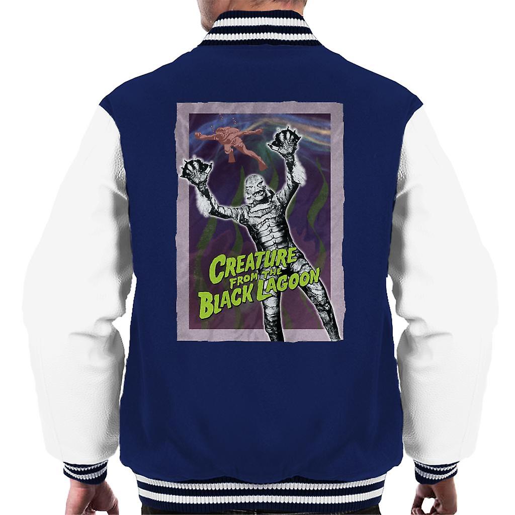 Creature From The Black Lagoon Diver Frame Men's Varsity Jacket