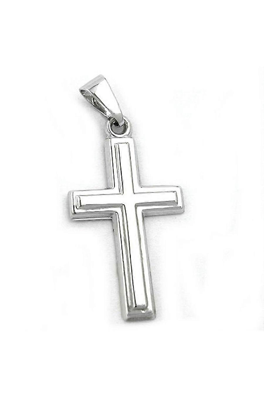 Pendant Cross 9k White Gold - Gl430914