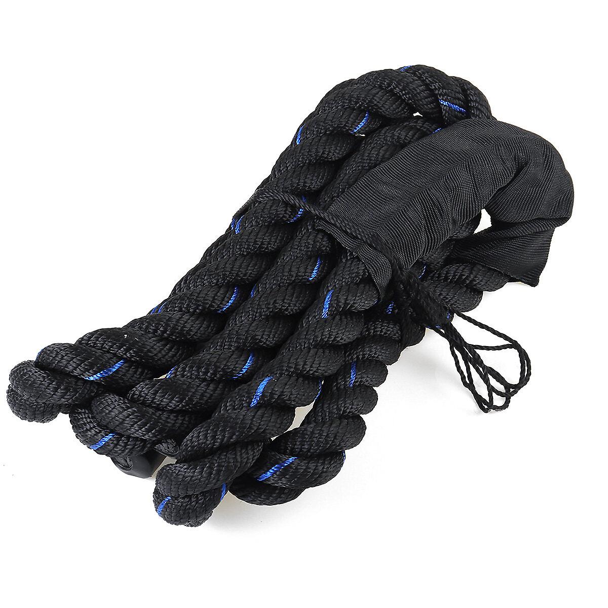 GreenZech 25Mm Heavy Jump Rope Thicken Weighted Training Battle Skipping Ropes Muscle Power Training