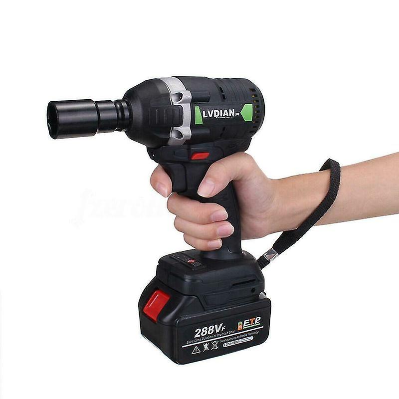 630N.m Electric Cordless Brushless Impact Wrench 3000rpm 288vf Ratchet Driver Electric Wrench Power Tool Parts Multifunctional