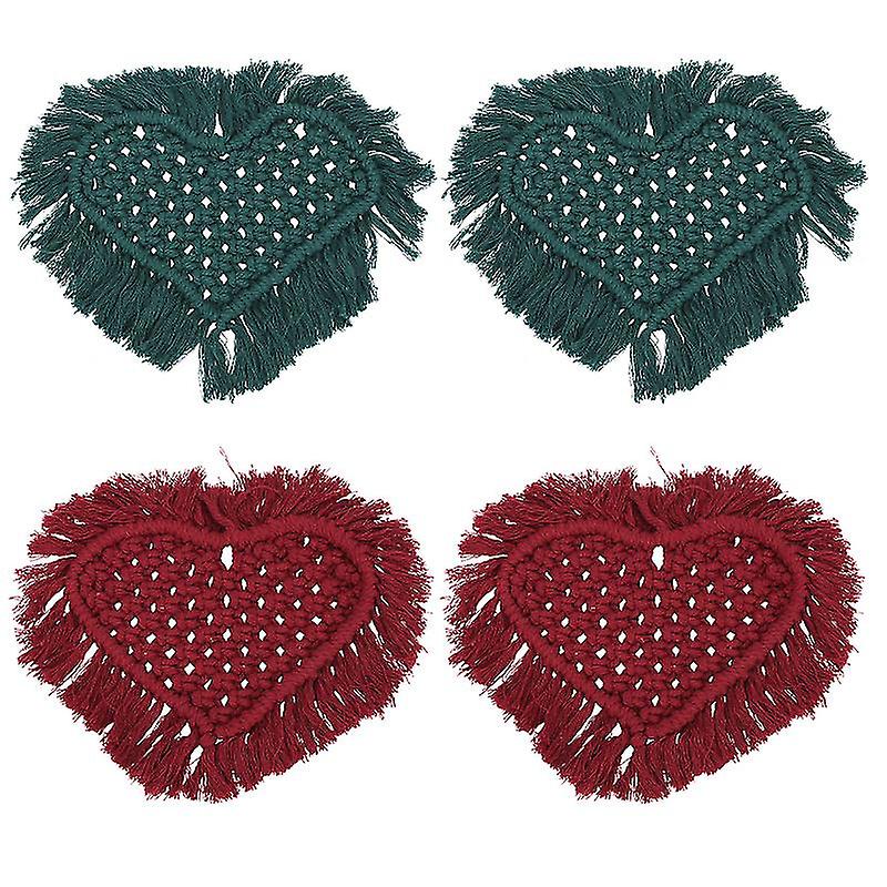 4pcs Braided Coasters