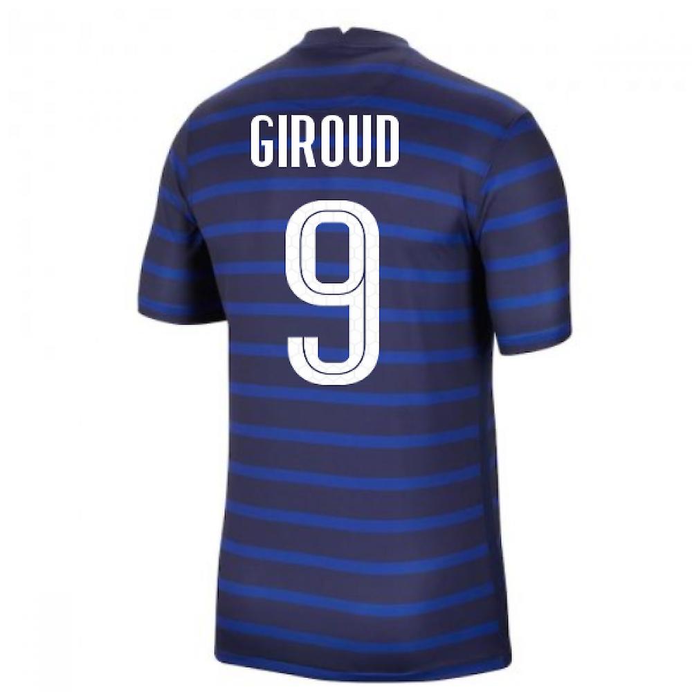 2020-2021 法国主场耐克足球球衣 (GIROUD 9)