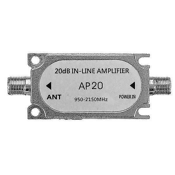 For Jasen JS 20A Satellite 20db In Line Amplifier 950 2150 Mhz Booster WS37279