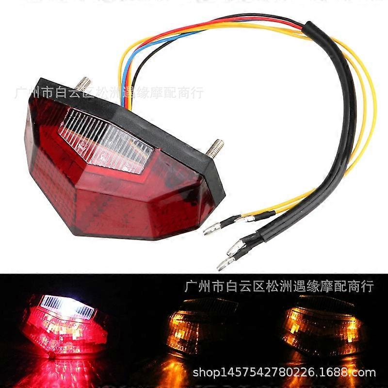 Motorcycle Taillight Modification Stop Lamp Retro Harley Cruise Prince Turn Signal Cornering Lamp Led Brake Tail Light