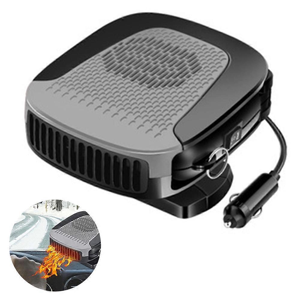 Car Heater 12V with Heating and Cooling 2 in 1 Modes for Fast Heating Defrost Defogger and Automobile Windscreen Fan in Cigarette Lighter
