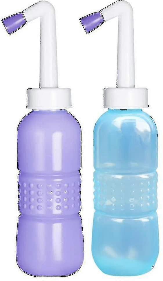 Portable Bidet 2pcs Mobile Bidet Shower Bottle Travel Handheld Bidet 450ml Tw