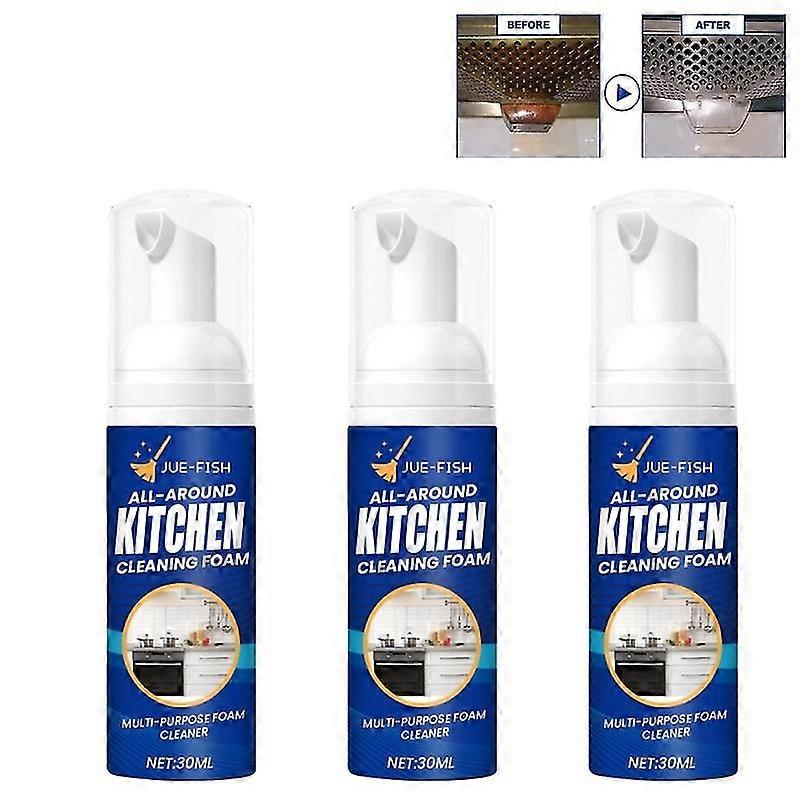 3pcs Multi-purpose Cleaner Spray, All-round Kitchen Foam Cleaner