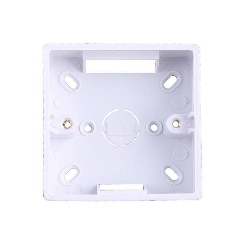 86X86 PVC Thickening Junction Box Wall Mount Cassette For Switch Socket Base  Sw