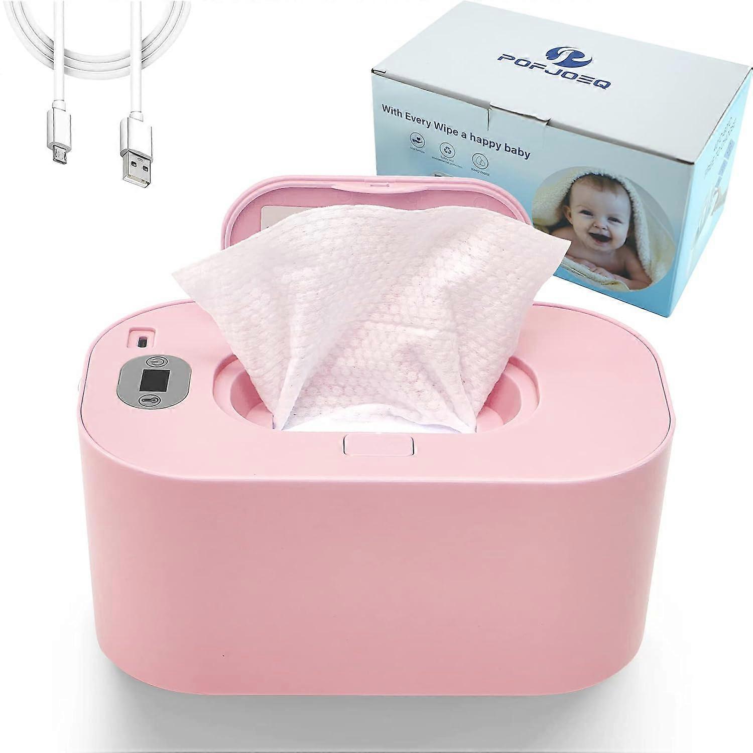 Wipe Warmer with Digital Display,Large Capacity Wipes Dispenser, 3 Modes of Temperature Heating Control,Warms Quickly and Evenly, Comfort and Safety f