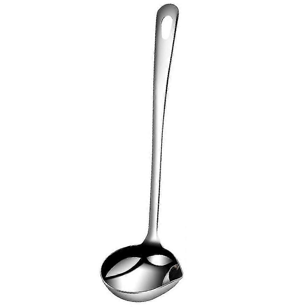 Less Steel Soup Ladle,less Steel Soup Oil Separator Scoop, Kit Colander Filtering Grease Spoon