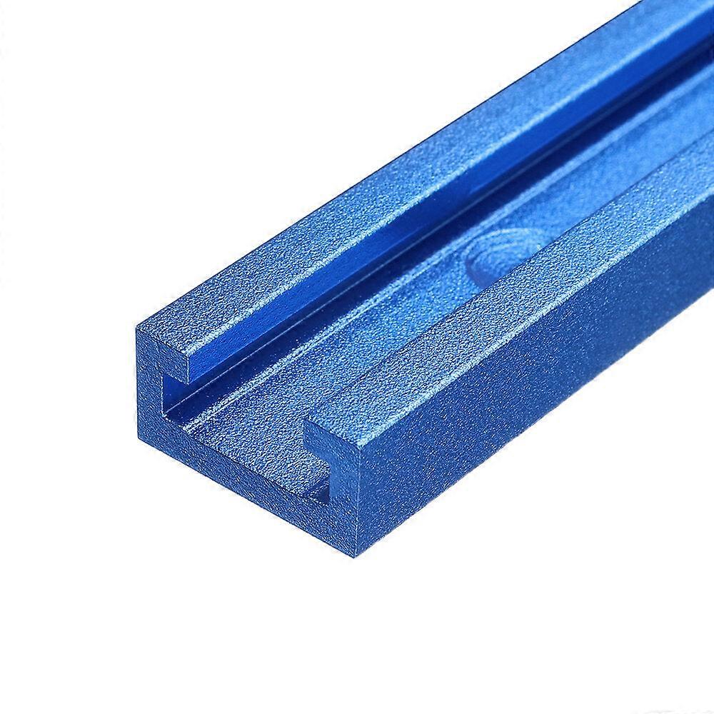 Blue Oxidation 100-1220mm T-track T-slot Miter Track Jig T Screw Fixture Slot 19x9.5mm For Table Saw Router Table Woodworking Tool