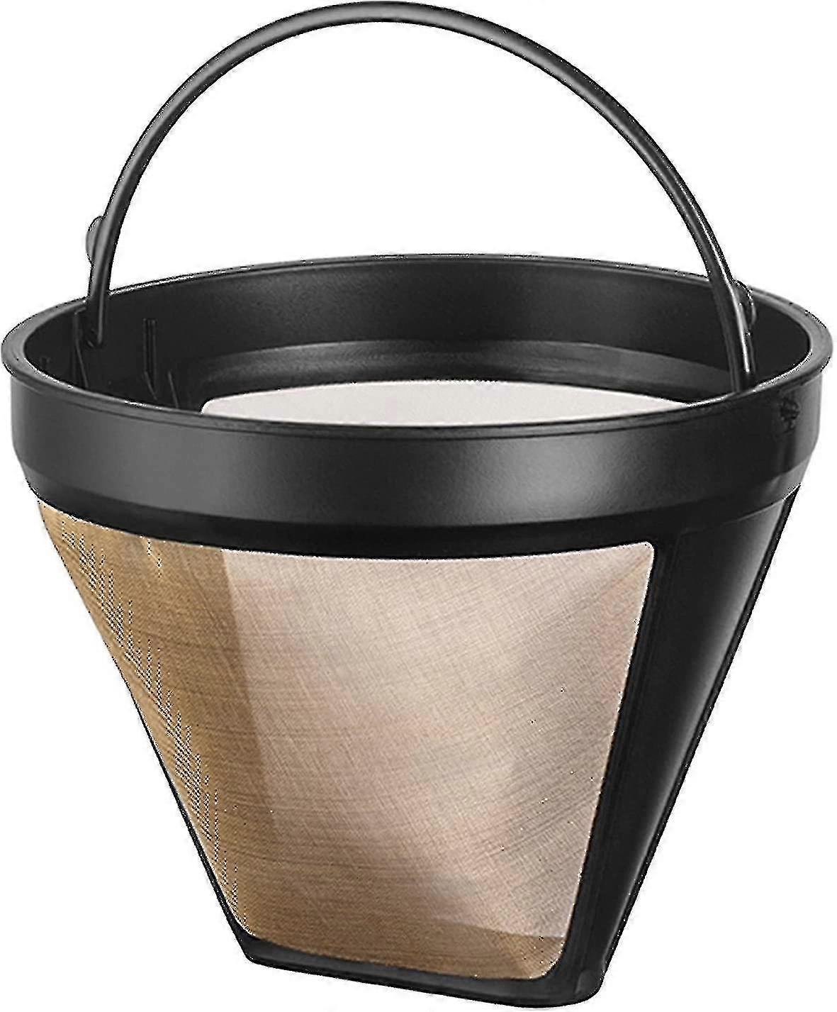 Goldfarbener permanenter Kaffeefilter