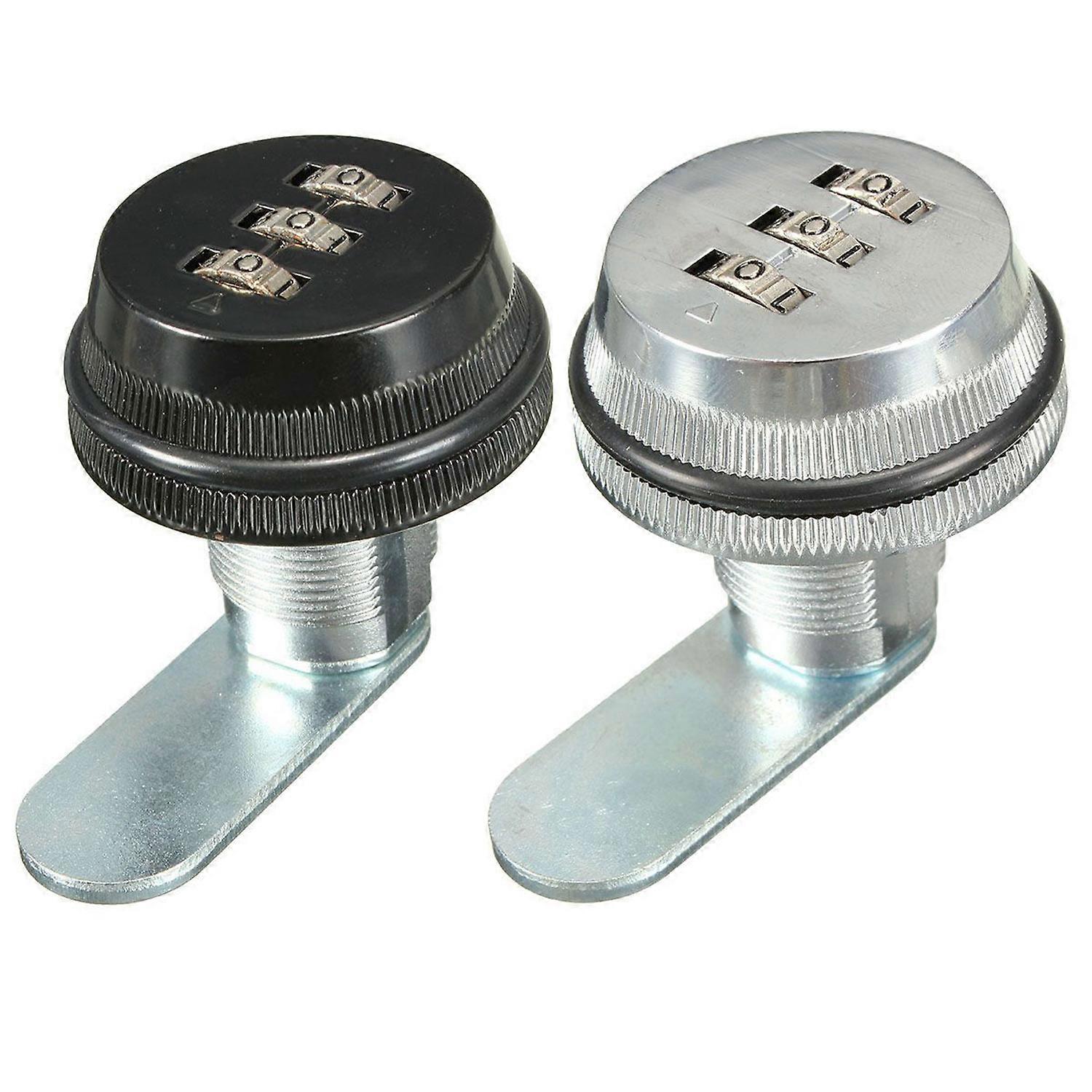 Alloy Code Combination Cam Lock Keyless Post Mail Box Cabinet RV 3 Dial