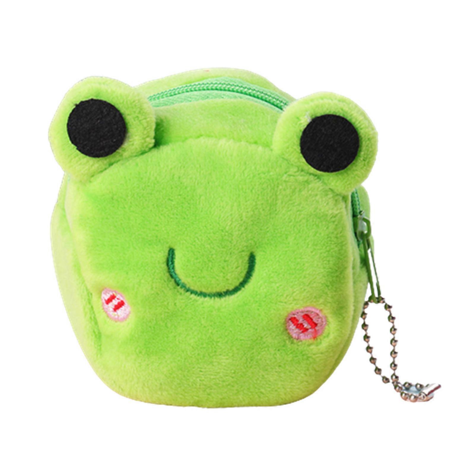 Cute Plush Coin Purse Panda Frog Rabbit Mini Plush Wallet Kids Birthday Gifts