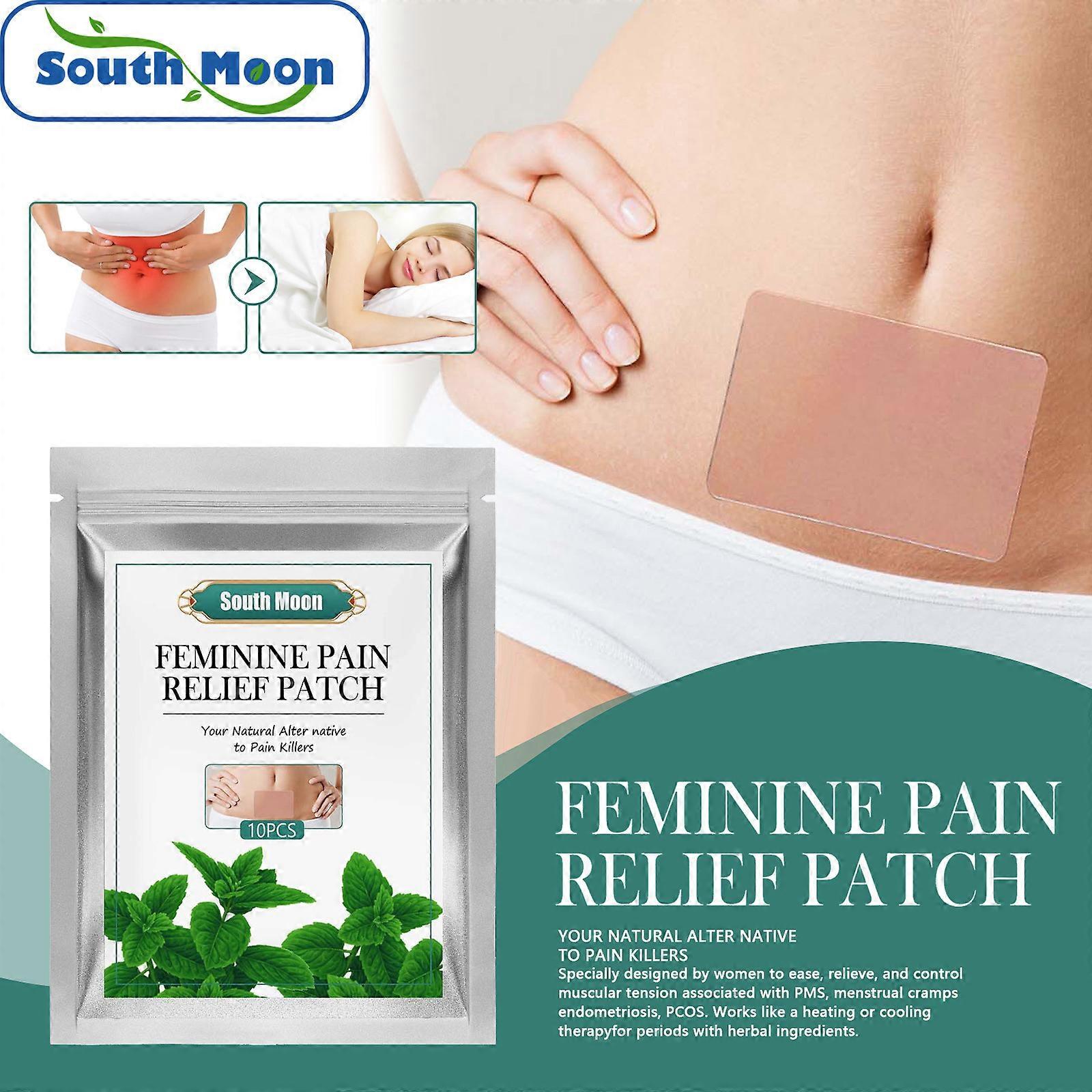 10 Pcs Menstrual Pain Relief Patches Natural Ingredients Safe & Reliable for Menstrual Cramps Pain Relief