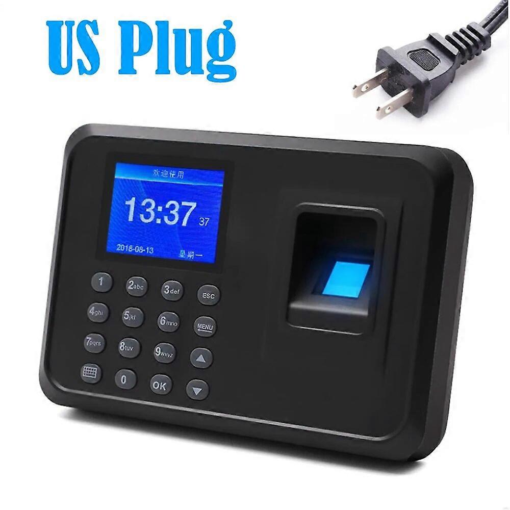 Fingerprint Attendance System Biometric Clock in Machine Employee Keypad Electric Time Clock Recorder USB Data Management Device