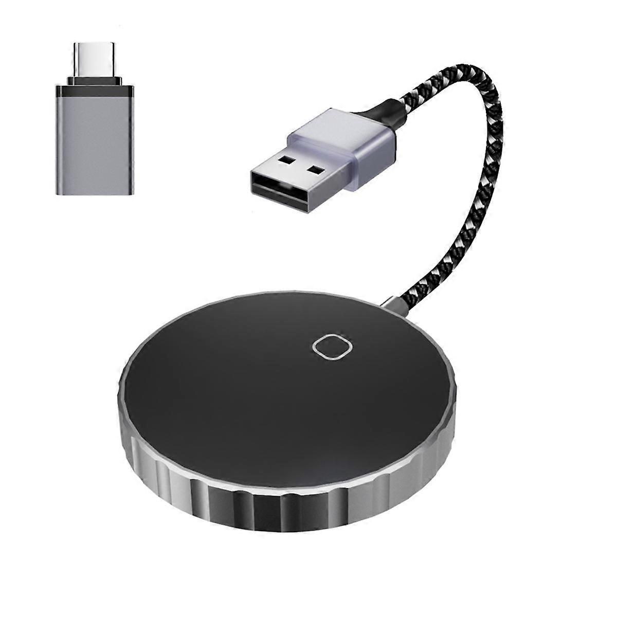 2 in 1 Wireless Carplay Auto Adapter, Fast Carplay Wireless Adapter Convert Wired to Wireless Carpl