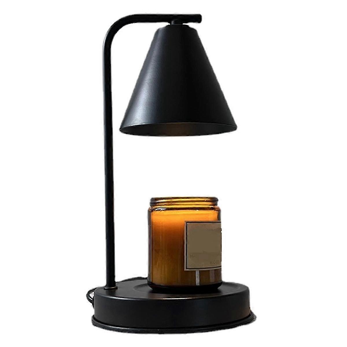 Candle Warmer Lamp with Timing Dimming Smokeless Wax Lamp Vintage Bedroom Decor Table Lamp No Melting Wax EU Plug