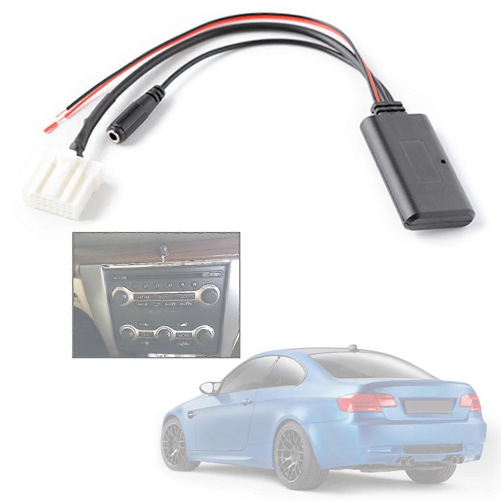 Car Stereo Connector Aux Bluetooth-compatible Cable For Mazda 2 3 5 6 Mx5 Rx8