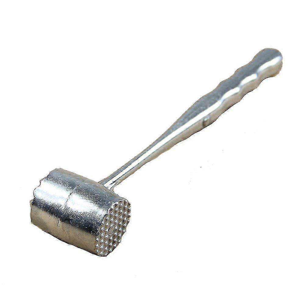 Silver Two Sides Aluminum Round Meat Hammer(oval)