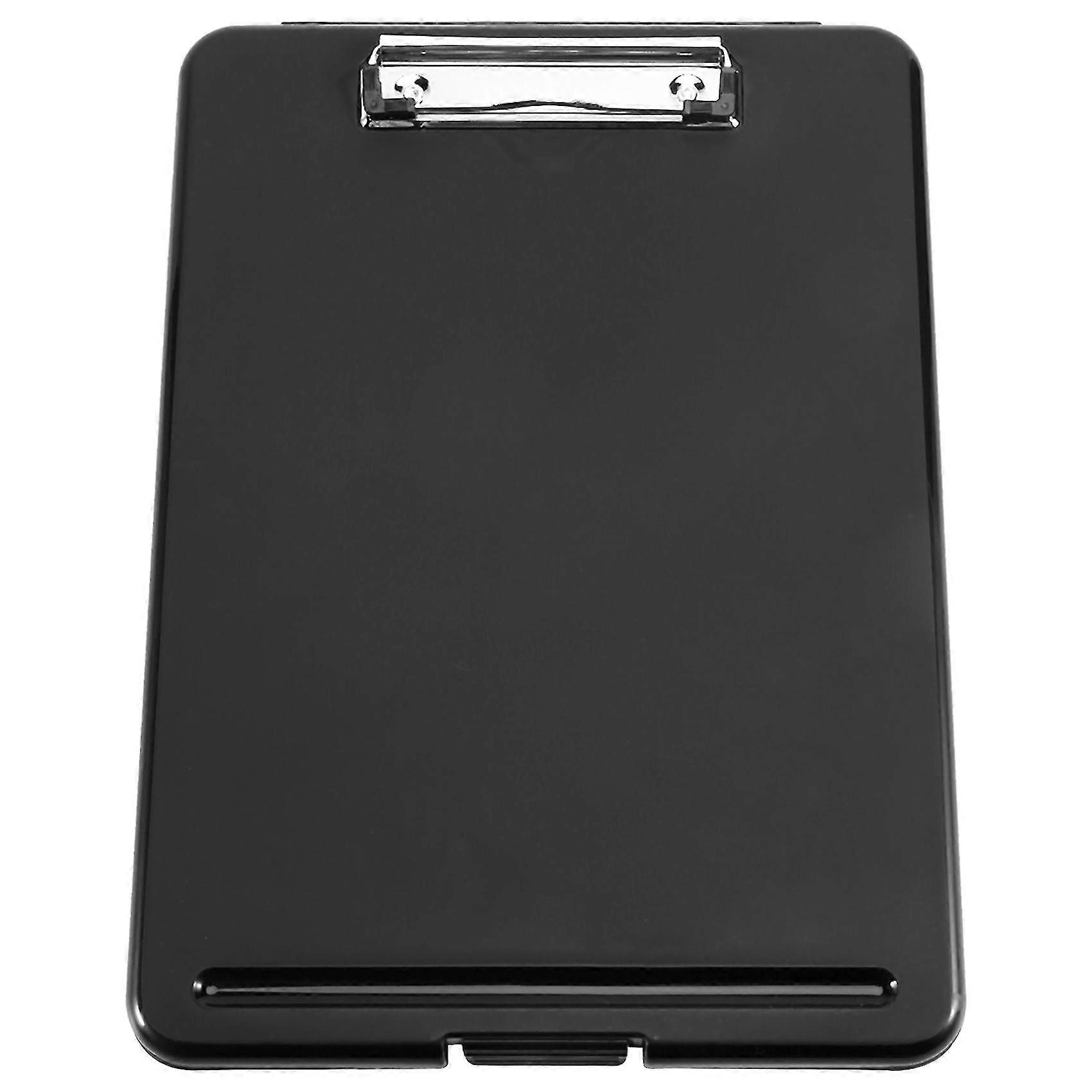 A4 Plastic Storage Clipboard File Box Case Document File Folders Clipboard Writing Pad Stationery S