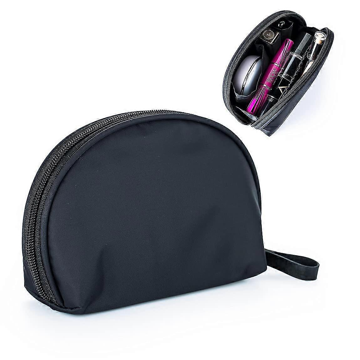 Half Moon Cosmetic Bag, Travel Makeup Pouch, Portable Waterproof