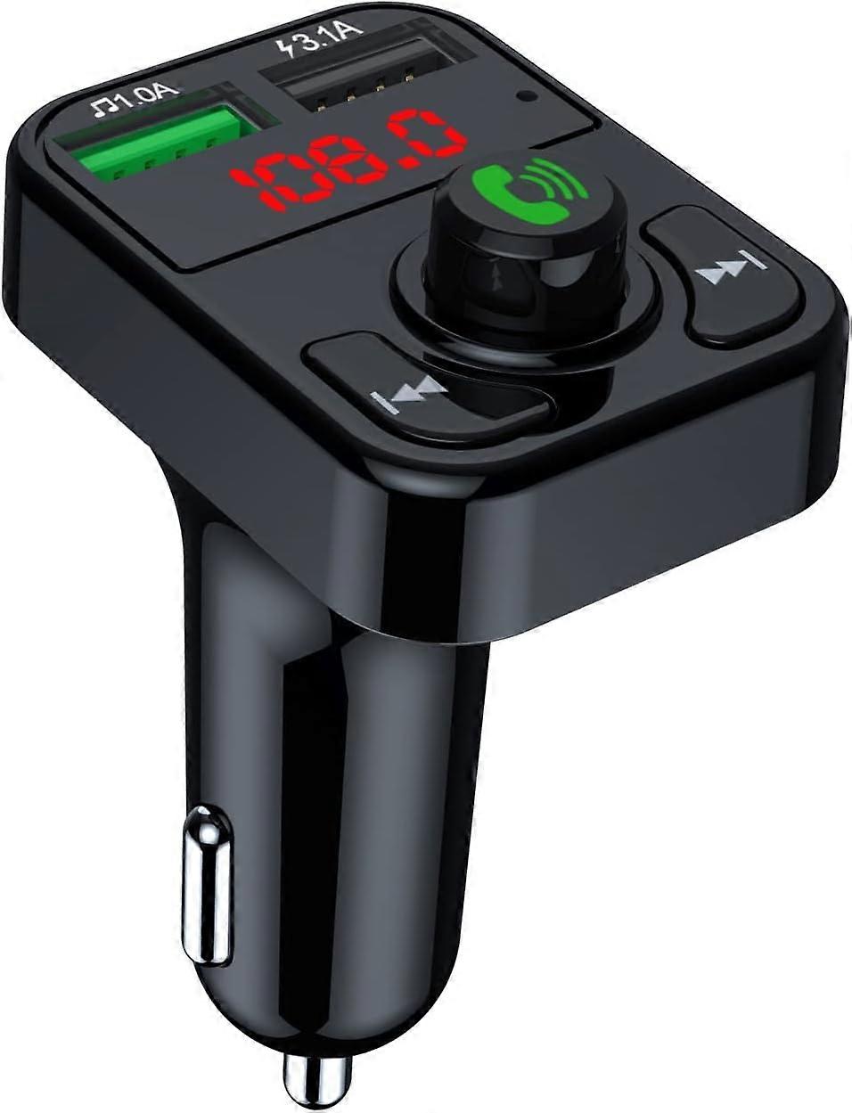 Car FM Transmitter Handsfree Bluetooth Car Kit MP3 Player 3.1A Quick Charge