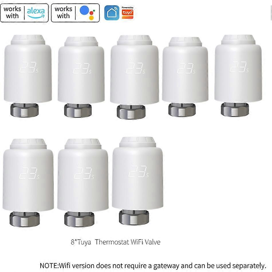 3.0 Wireless Thermostatic Radiator Valves Heating Thermostat Temperature Controller Support Alexa Amazon Google Home