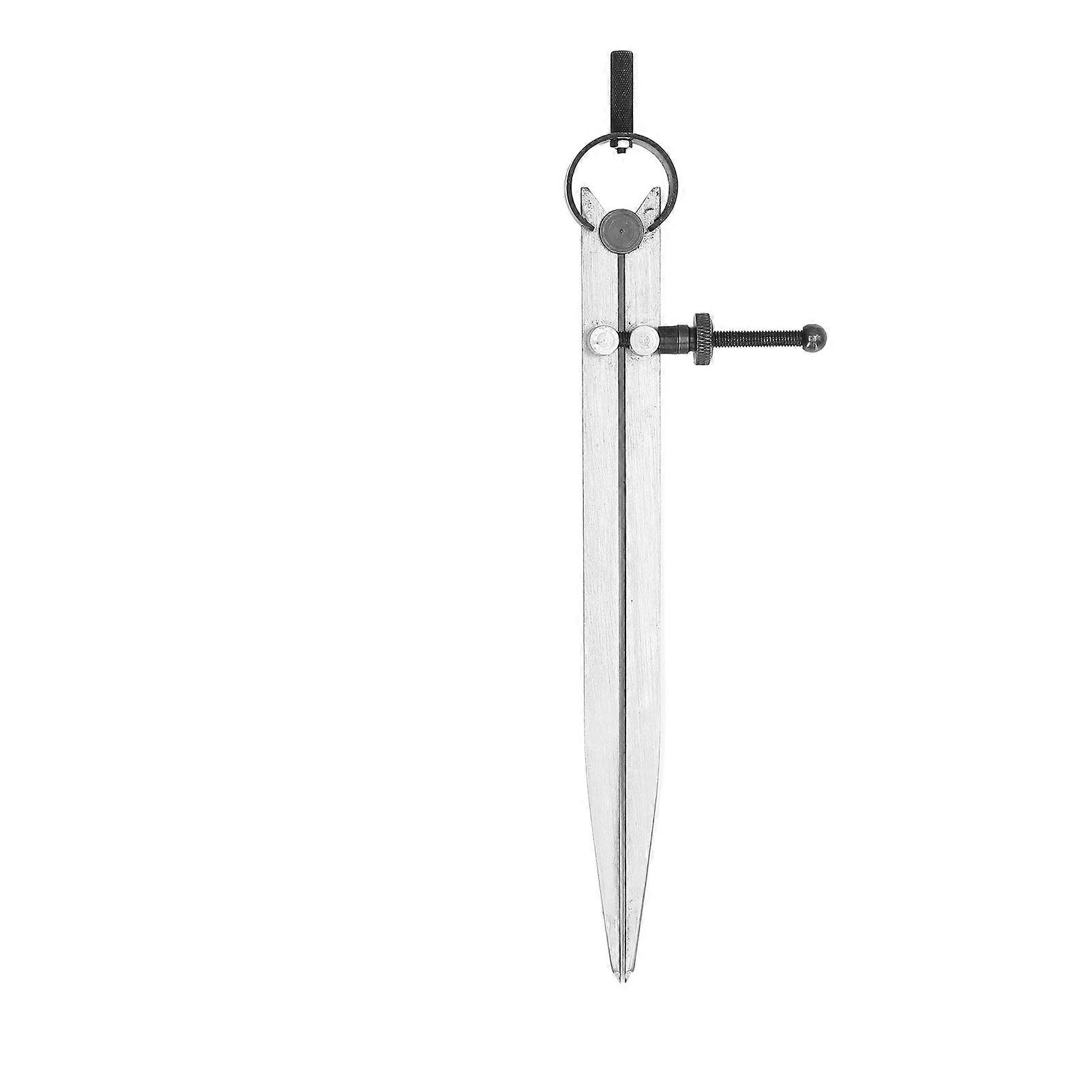 Wing Divider Justerbare skilledeler Calipers med fjærmutter for skinn Scribing og merking200mm