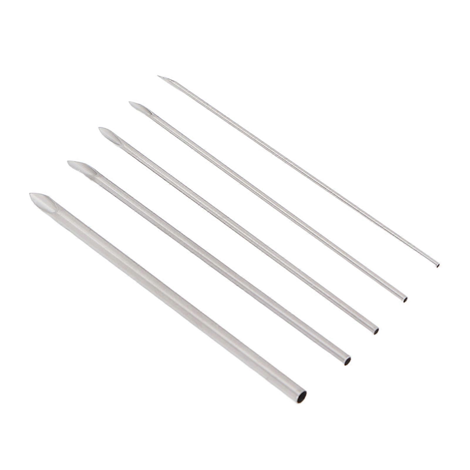100pcs Multifunctional Body Piercing Needles Stainless Steel Disposable Ear Piercing Needle