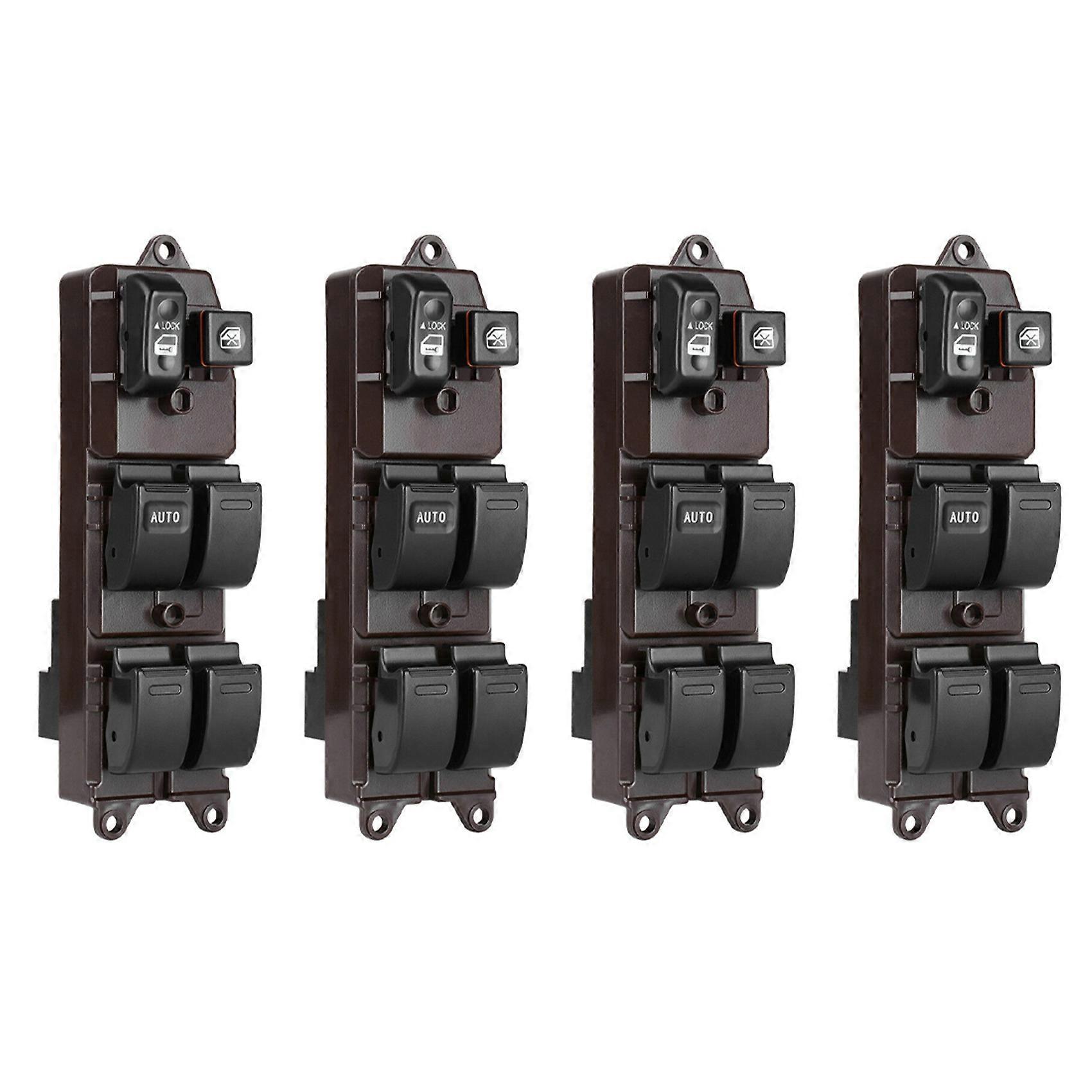 4X 84820-12491 84820-AA050 Power Window Master Switch Driver Side for Corolla Sienna 2003-2010