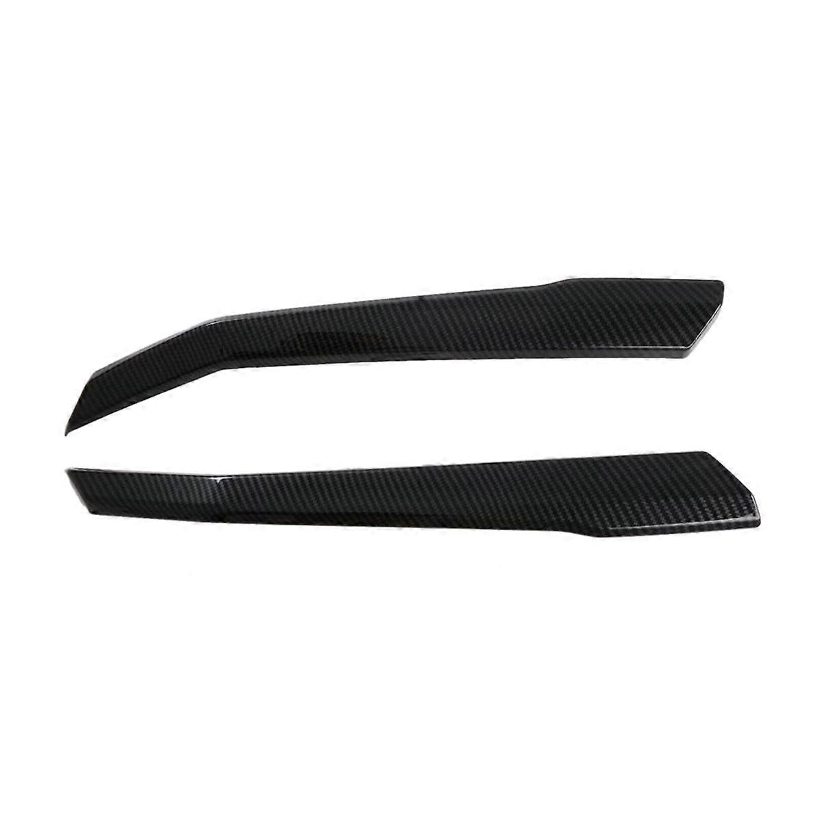 For Crosstrek 2023 2024 Car Front Grill Insert Cover Trim Protector Accessories ABS Carbon Fiber