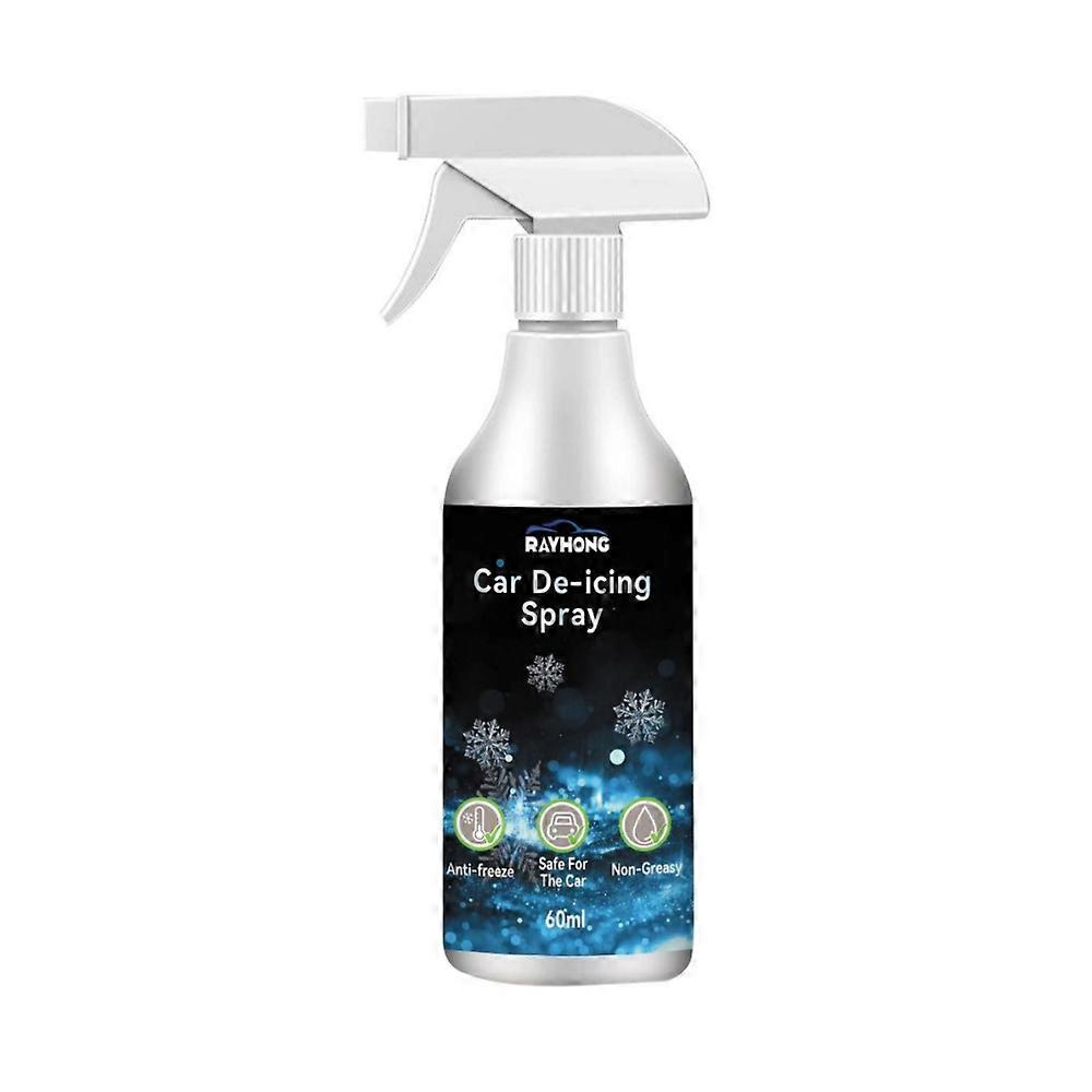 Fast-Acting Ice Melting Spray for Windshields, De Icer for Car Windshield