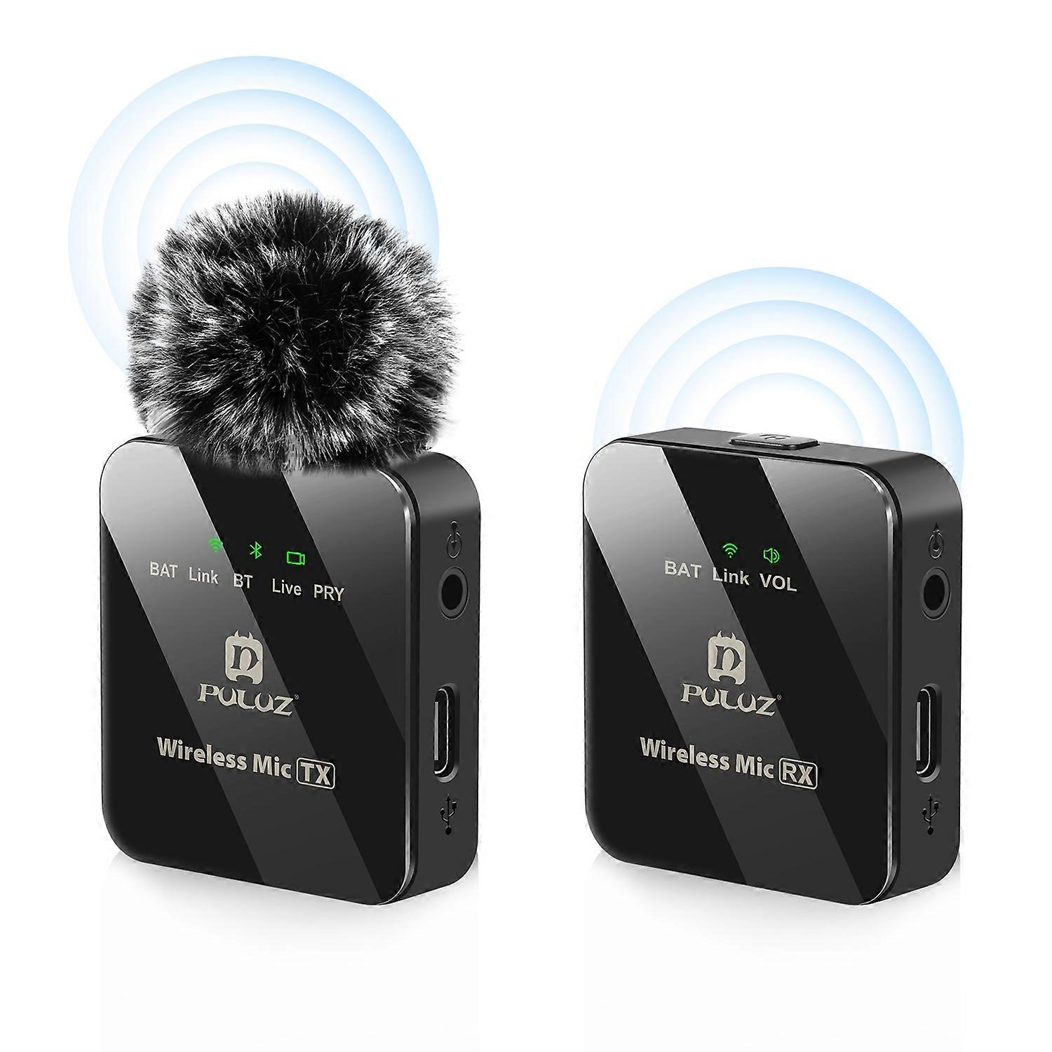 1 TX + 1 RX Wireless Lavalier Microphone