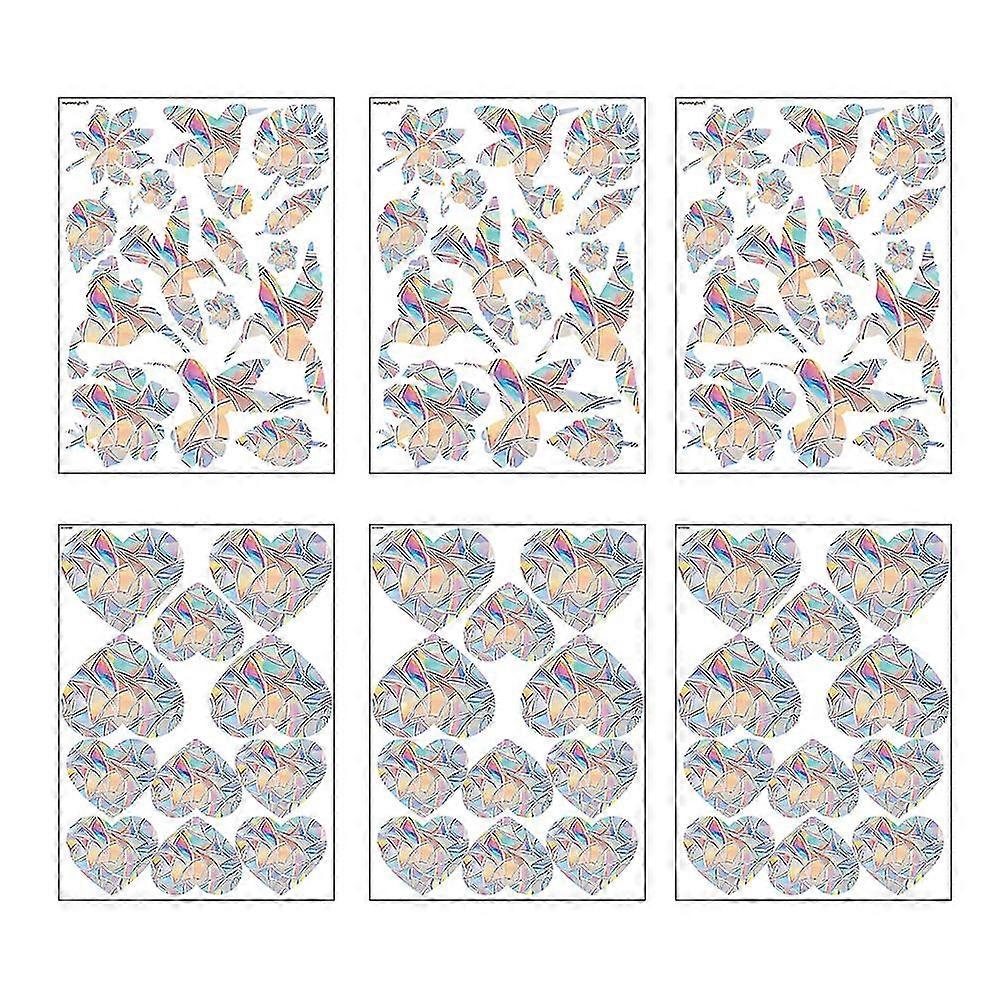 Static Window Clings Anti Collision Window Decals For Bird Strikes, Glass Alert Stickers, Stop Birds Flying Into Windows