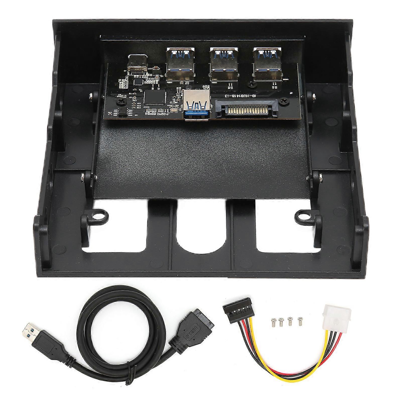 USB-Frontplattenadapter 3,5 Zoll 5,25 Zoll USB1.1 USB2.0 Hot Swap PC-Erweiterungskarte für Computergehäuse