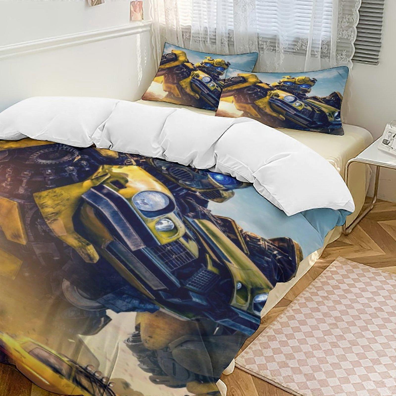 a3015 Lençóis Transformadores Conjunto de Cama Capa de Edredão Conjunto de Tema de Desenho Animado Lençóis de Quarto Infantil iip3015