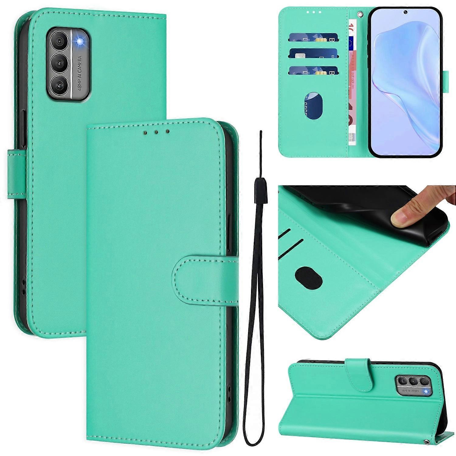 Solid Color PU Case For Nokia G400