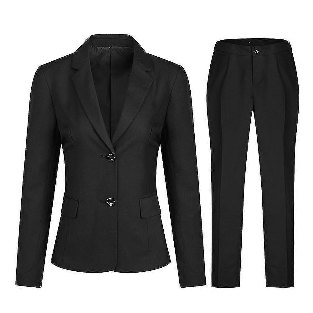 Abito da ufficio da donna da donna da 2 pezzi Set Fit Blazer Pantalone