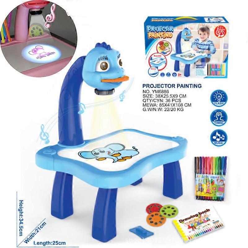 Kids Drawing Projector Table Projection Drawing Board Educational Drawing Toy