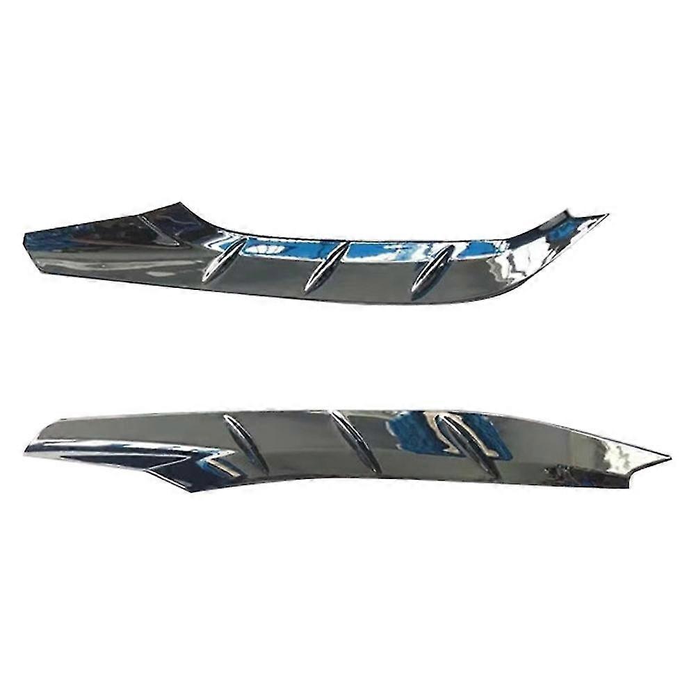 Car Chrome Silver Front Bumper Lip Corner Cover Trim Lower Bumper For -v Xrv Xr-v 2022 2023