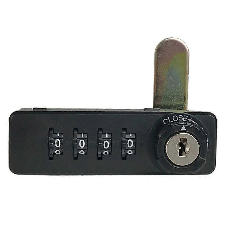 Mechanical File Cabinet Combination Lock Locker Desk Drawer Cabinet Door Cabinet Double Opening Password Swivel Tongue Lock
