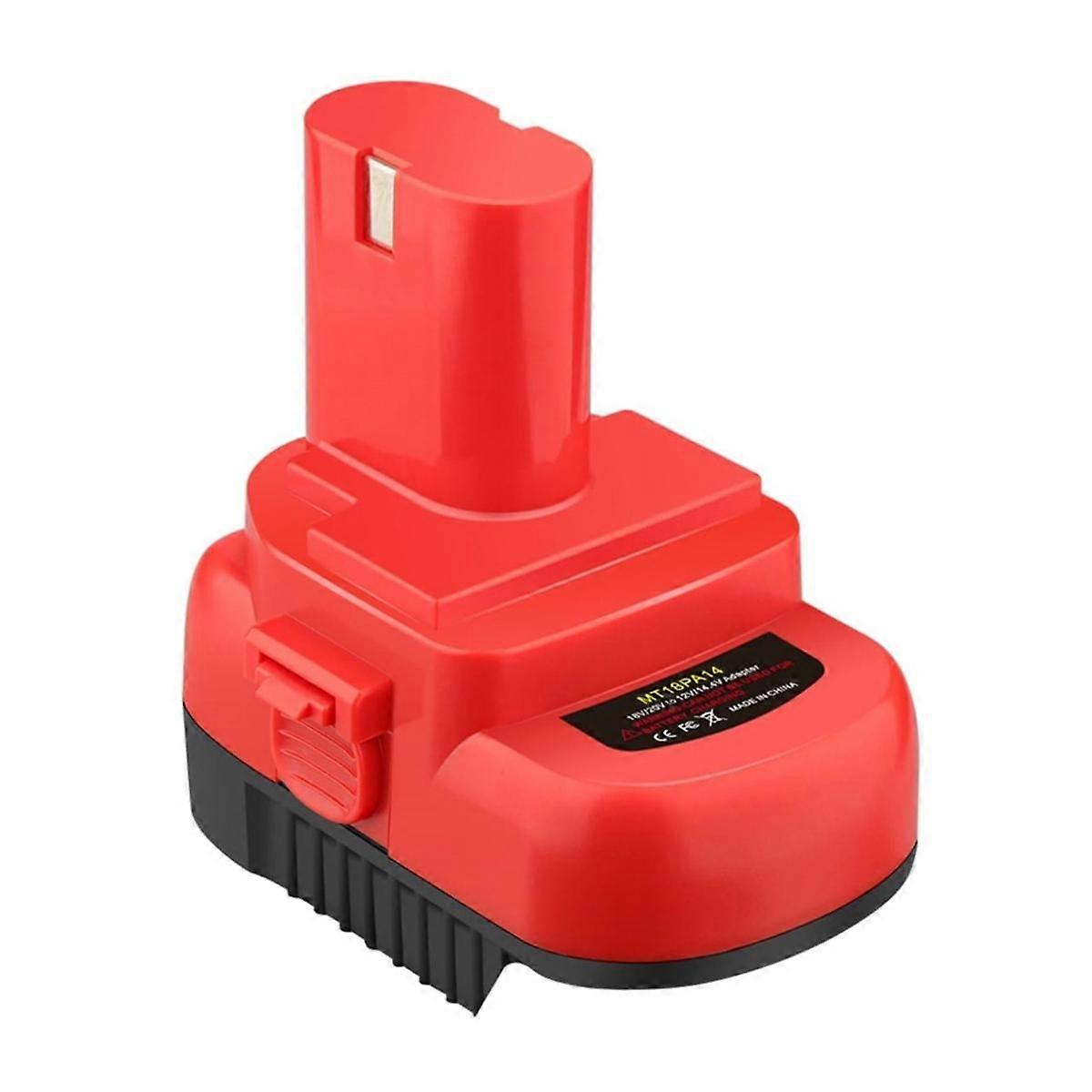 MT18PA14 Battery Adapter for 18V Li-Ion Battery Convert to 12V/14.4V Ni- 1200 1220 1201 Battery Cor
