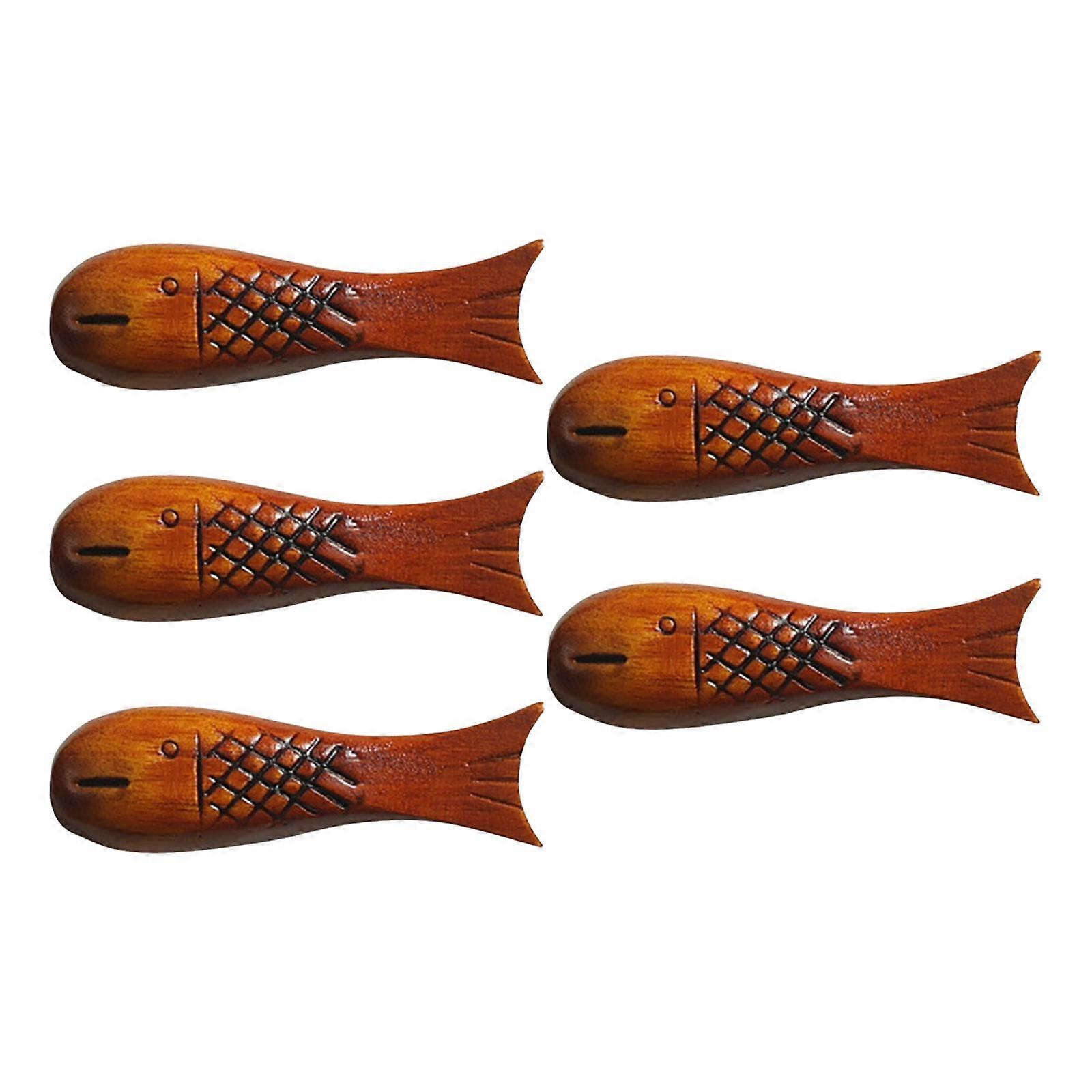 5x Wooden Chopstick Rests and Holders Chopsticks Holders for Home Spoon Fork fish
