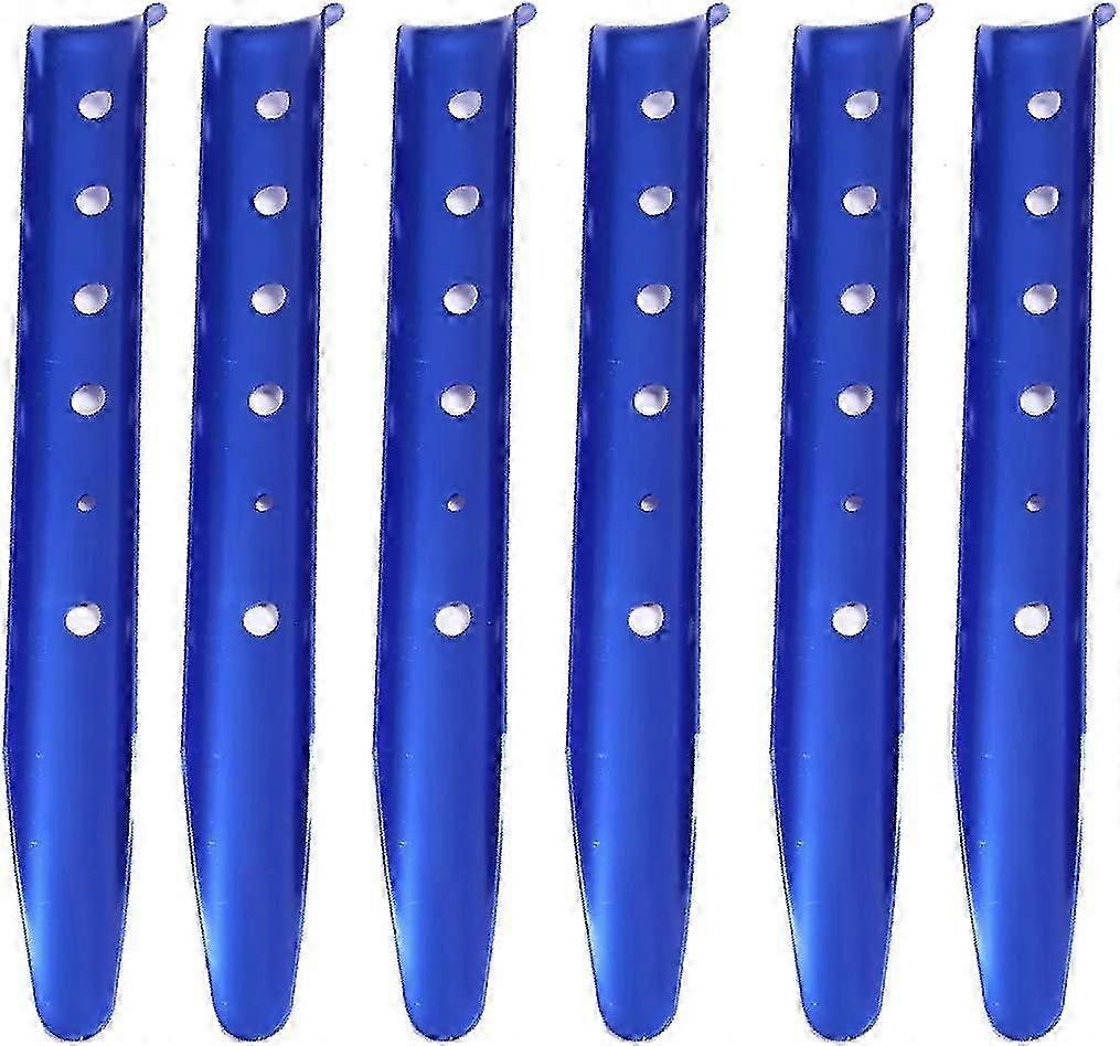 Picchetti di sabbia, picchetti per tende in alluminio, picchetti con profilo a U per tenda, campeggio, escursionismo, spiaggia, confezione da 6 (arancione) JKW