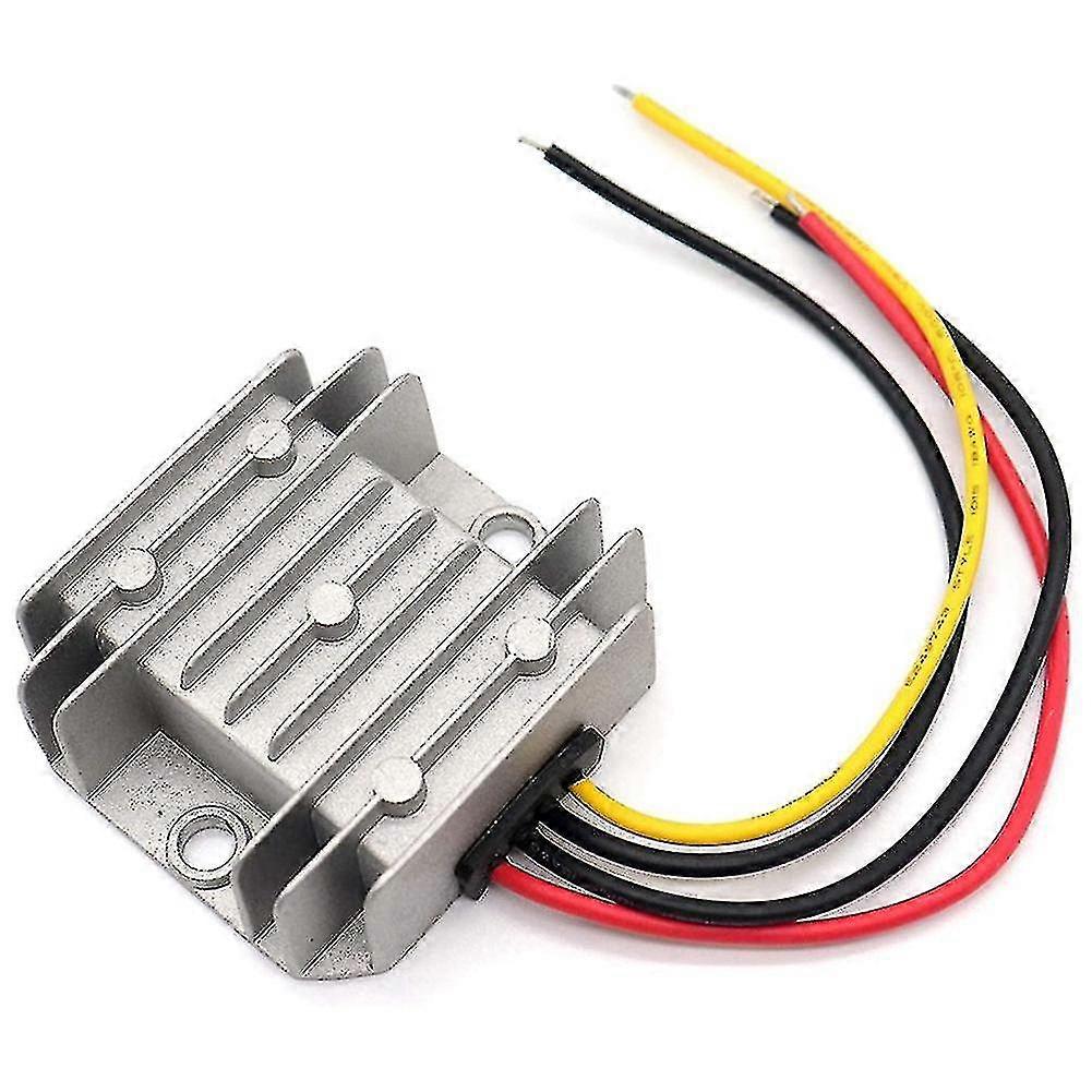 DC 24Vから12Vへのコンバーター、電圧コンバーター5a 60w、アルミニウム貝が付いている防水変圧器