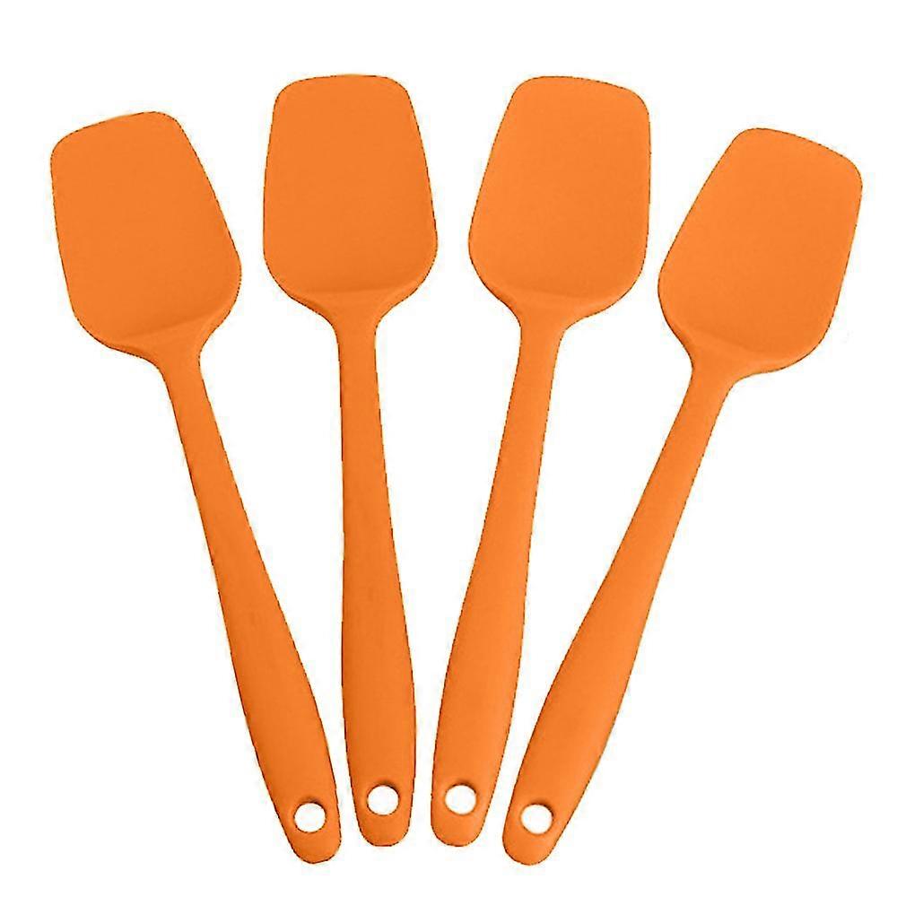 Silicone Spatulas, Heat Resistant Seamless One Piece Design Non-stick Flexible Scrapers Baking Mixing Tool