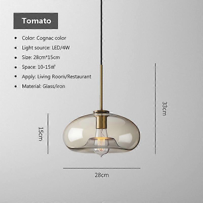 Modern Glass Pendant Light Dining Room Cafe Bar Bedroom Bedside