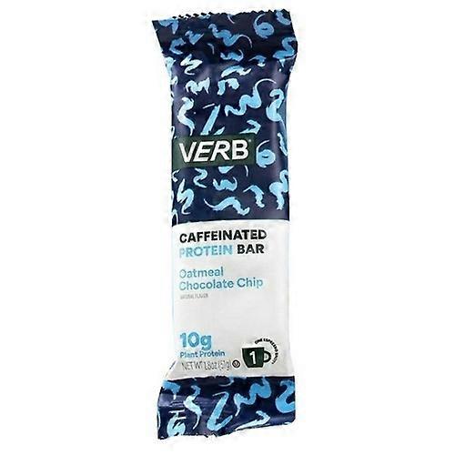Verb Energy Oatmeal Chocolate Chip Casseinated Protein Bar ,1.8 Oz (Case Of 12)